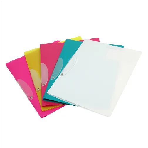 Customized Matt Texture File Folder with Clip (F007)