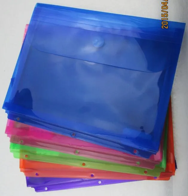 Horizontal Envelop Bag with Magic Tape/PP Document Bag (F043)