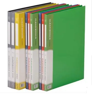 File Folder - Clear Book in Bright Color (F2109-1)