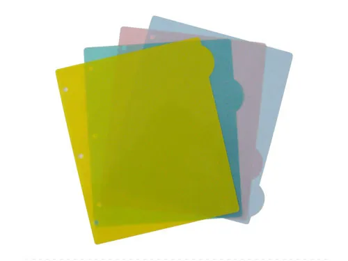 Index Tab Dividers/ Plastic File Folder (B3100)