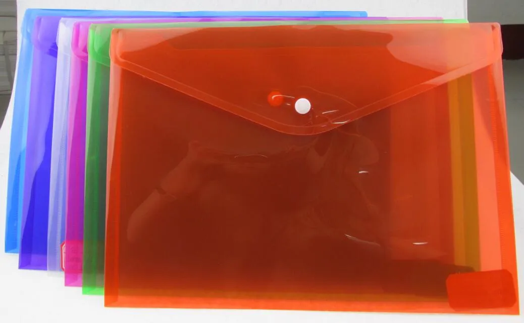 PP File Bag/ Button Wallet in Happy Color (F-A017)