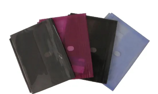 Transparent File Bag with Elastic Strap (F-A030)