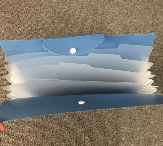 5 Pockets Expanding File with Button