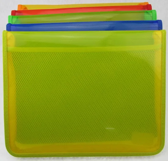A5 Transparent Ppzipper File Bag (D8010)