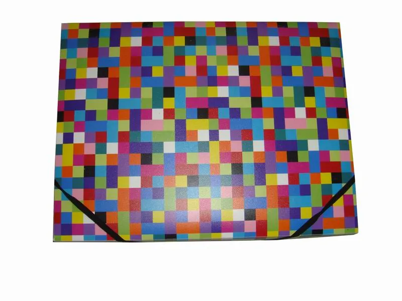 A4 Colorful 3 Cover Paper File Folder (L1002)