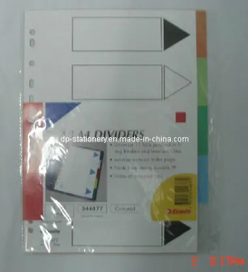 A4 PP 5 Tab Index Dividers / Plastic File Folder (B3108)