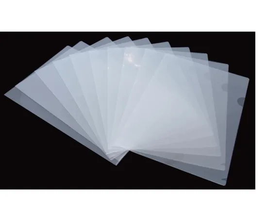 Document Bag, PP Sheet Protector, 11 Hole Sheet Protector (F-A007)