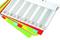 Assorted Color Paper Index Divider (L1003)