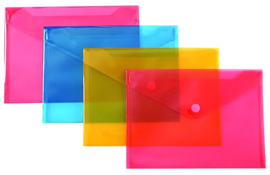 Horizontal Envelop Bag with Magic Tape/PP Document Bag (F043)