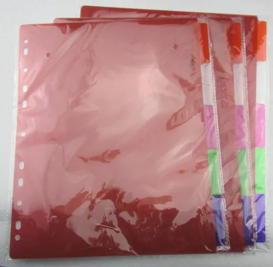 Index Divider Clip Folder with Cover/ Document File (B3511)