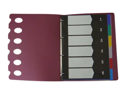 Assorted Index Divider with Cover (B3512)