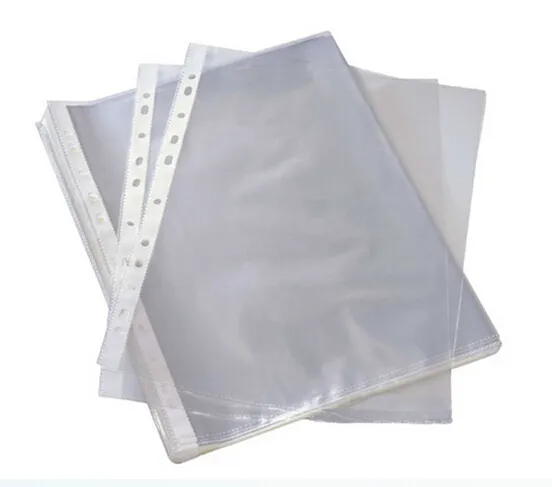 16 Holes PP Sheet Protector 0.08mm