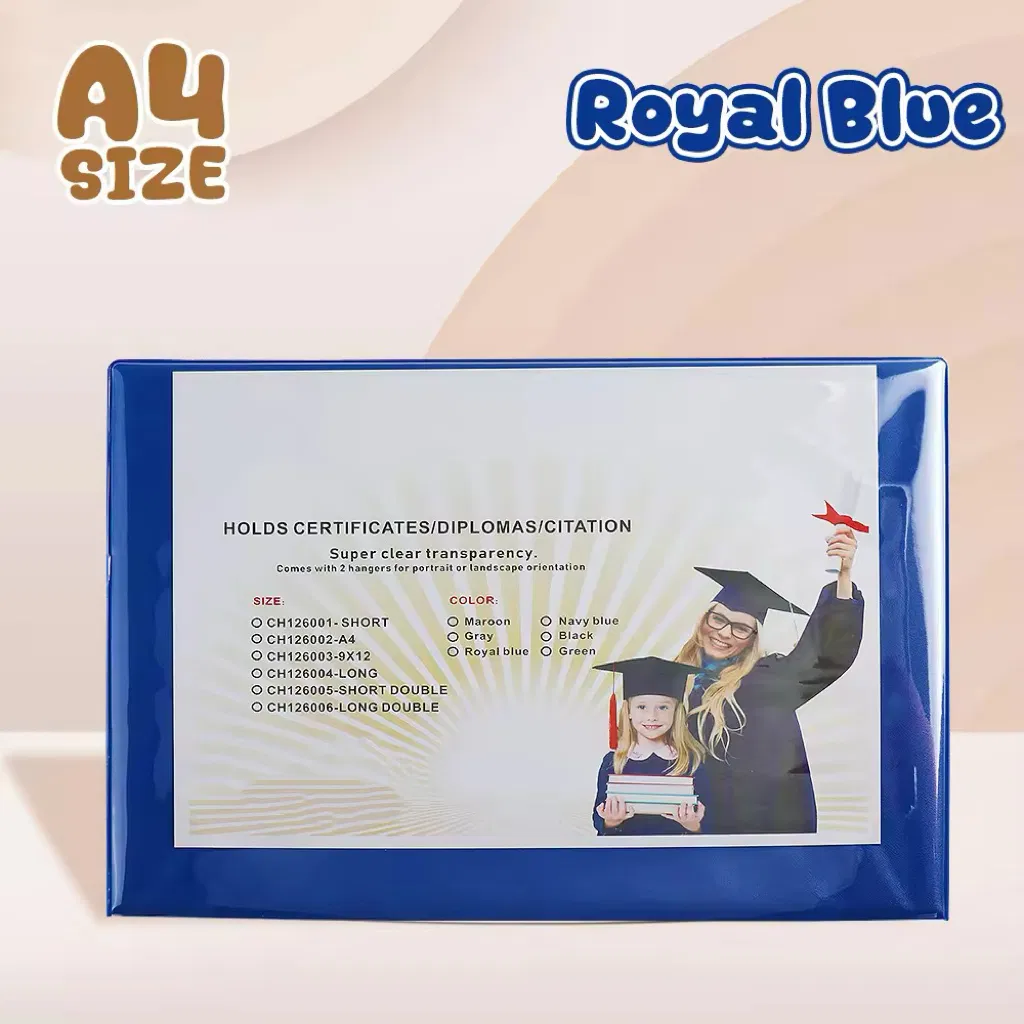 Single Sided Certificate Holder A4 Size