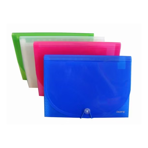13 Pockets Expanding File with Button -F2161